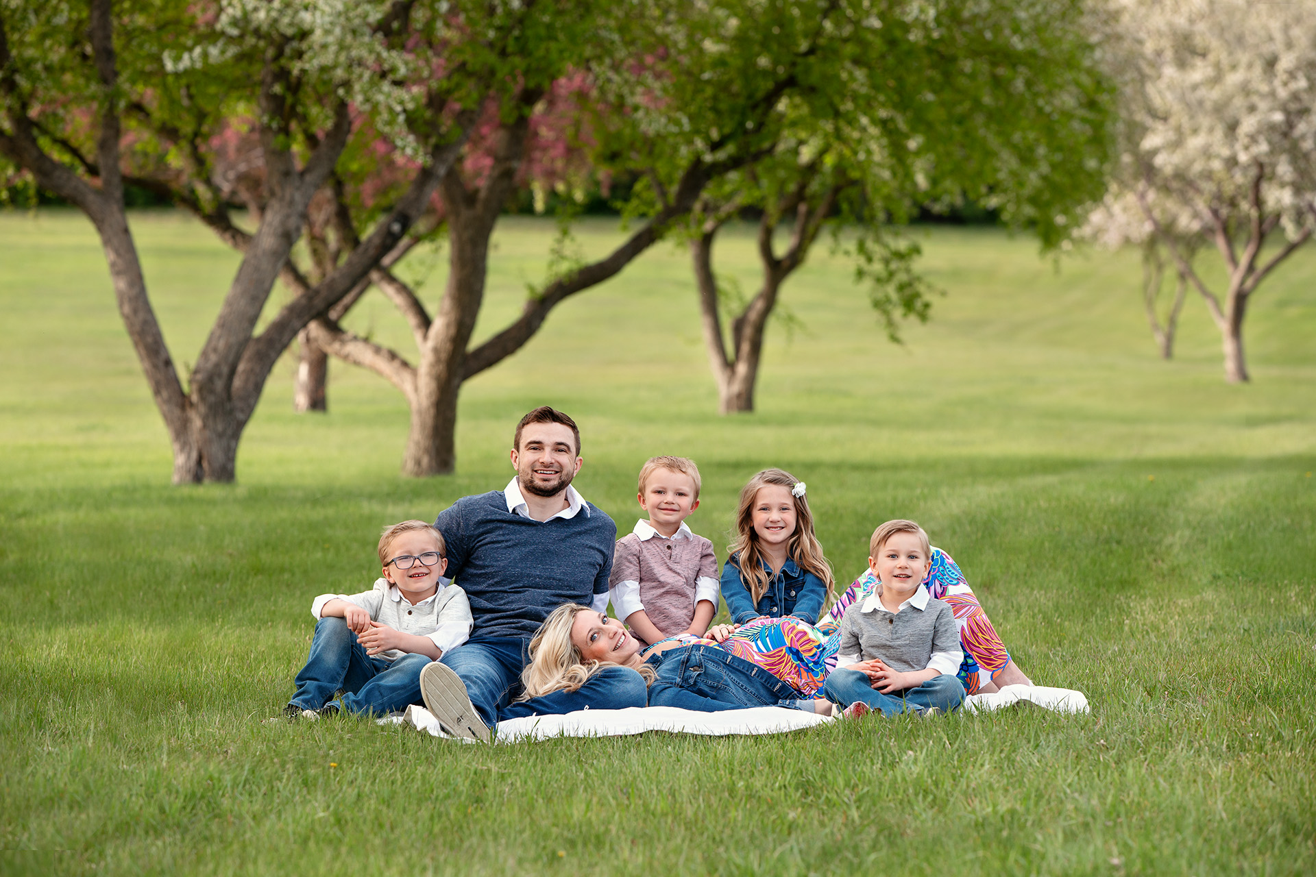 Spring family photography ND