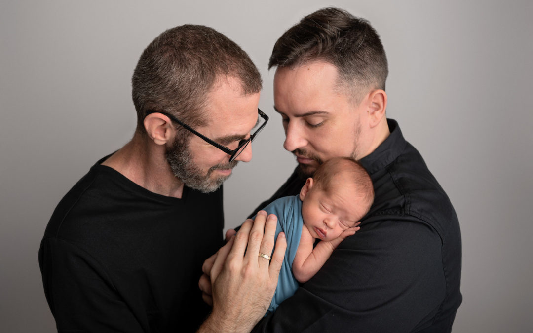 Documenting an International LGBT Surrogacy Journey with Newborn Photography
